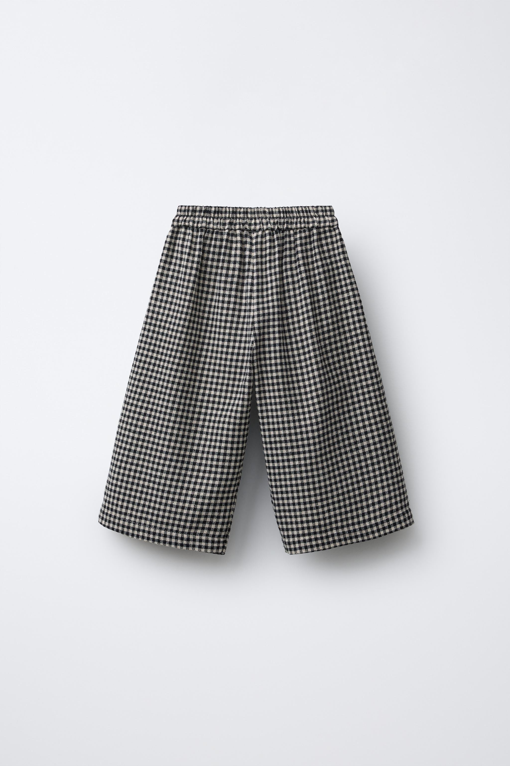 GINGHAM CHECK CULOTTES | Zara UK