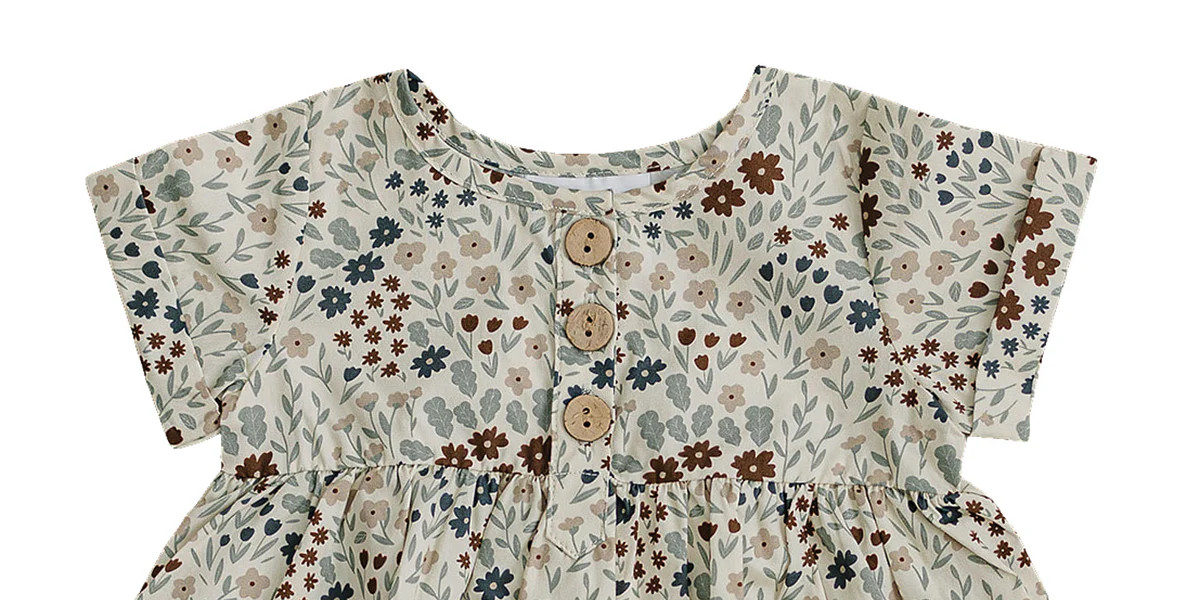 Bloom Cotton Dress | Mebie Baby