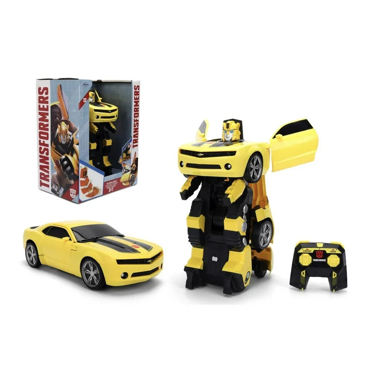 Transformers Bumblebee Converting RC by Jada Toys – Auto Transformation Robot with Electronic S... | Walmart (US)