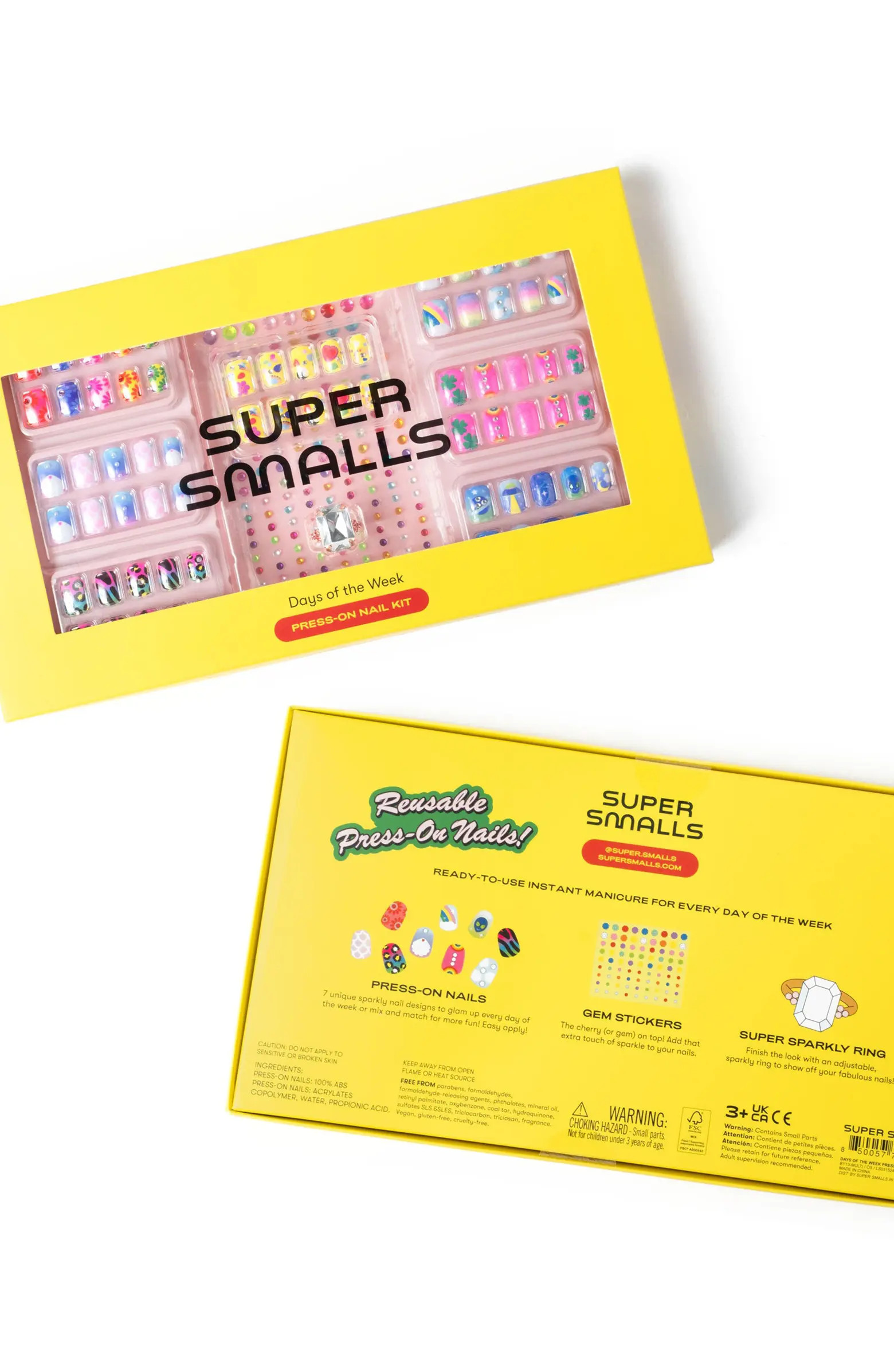 Kids' Days Of The Week Press-On Nail Kit | Nordstrom