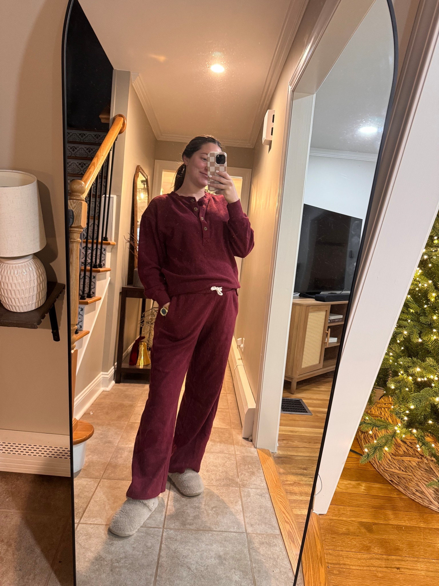 Outfit for today!! This set is SO cozy! I’m wearing size M in both 

#LTKSaleAlert #LTKGiftGuide #LTKFindsUnder50