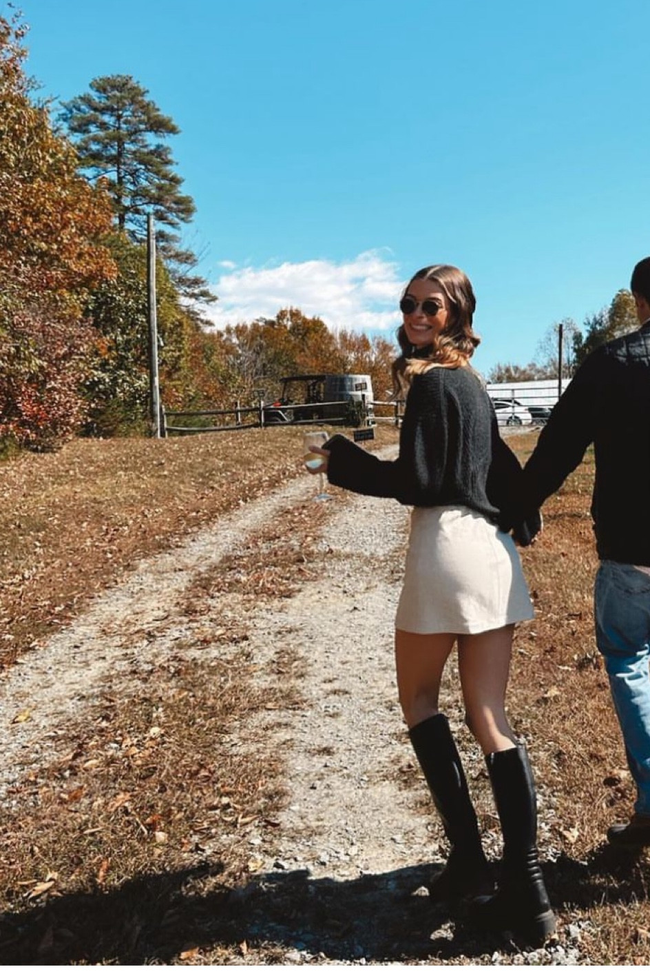 winter outfit, skirt and boots, high boots, knee high boots, fall outfit, winery outfit 

#LTKMostLoved #LTKfindsunder100 #LTKGiftGuide