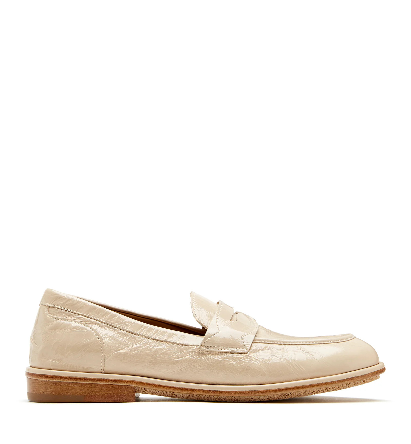 TRINITY CRUSHED LEATHER LOAFER | La Canadienne