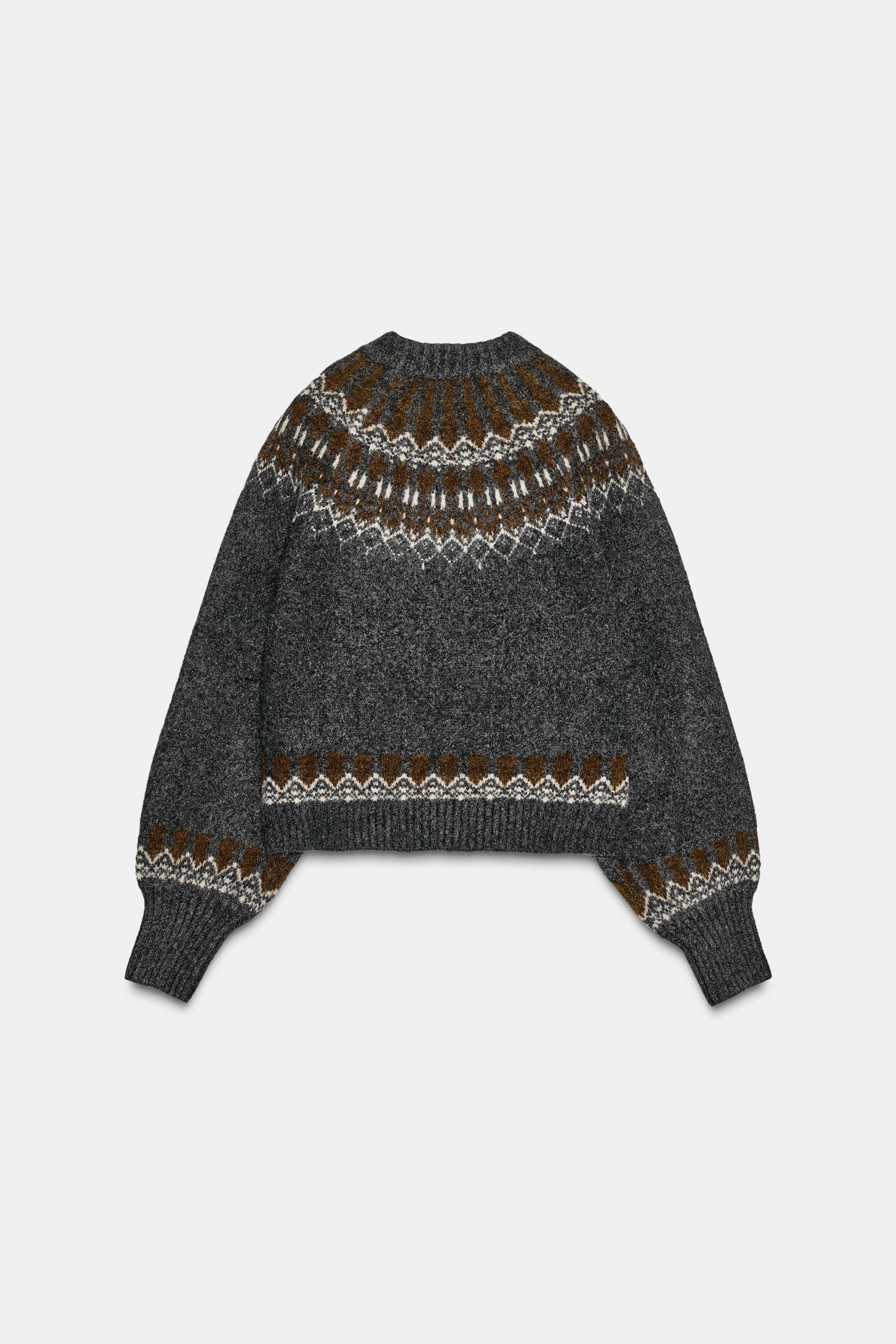 JACQUARD KNIT JUMPER | Zara UK