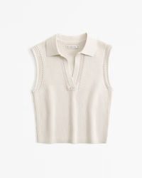 Johnny Collar Sweater Tank | Abercrombie & Fitch (US)