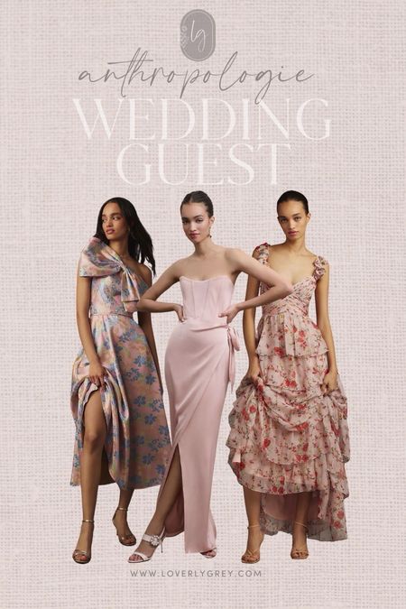 Loverly Grey wedding guest dresses. I love this bow detail dress and tiered floral maxi. 

#LTKSeasonal #LTKstyletip #LTKwedding