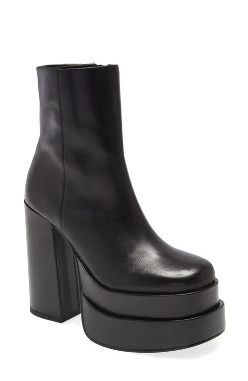 Steve Madden Cobra Platform Boot in Black Leat at Nordstrom, Size 8 | Nordstrom