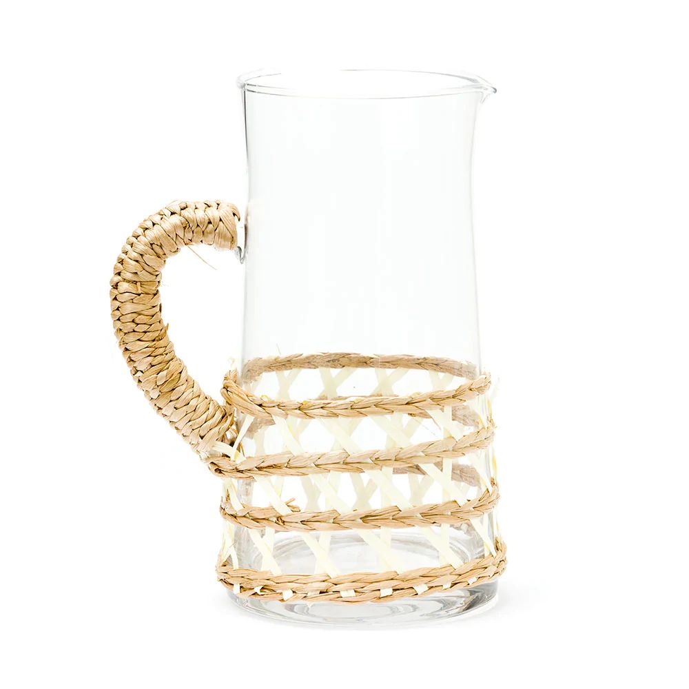 Island Wrapped Pitcher Large White | Amanda Lindroth