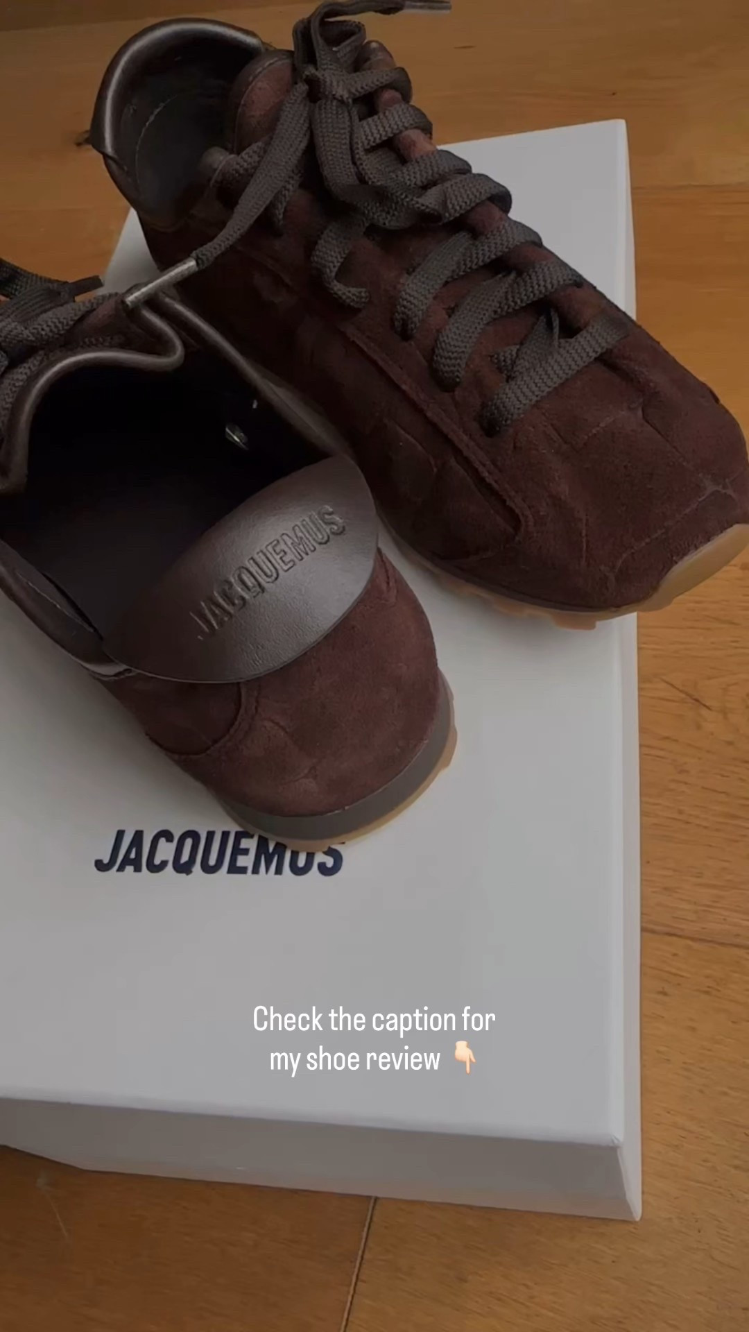 Shoe review 👟 These Jacquemus Tennis croc-effect suede trainers had me the moment I saw that rich brown shade. 

I needed a pair that works with casual looks but still feels polished enough for the office. Dark brown just makes everything look a bit smarter — any other colour felt too sporty. 

They’re super lightweight and honestly feel like slippers. Let’s see how they hold up over time, but for now… here’s how I’ve been styling them so far 🤎

#LTKuk #LTKshoes #LTKautumn