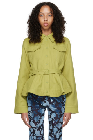 Green Idris Jacket | SSENSE