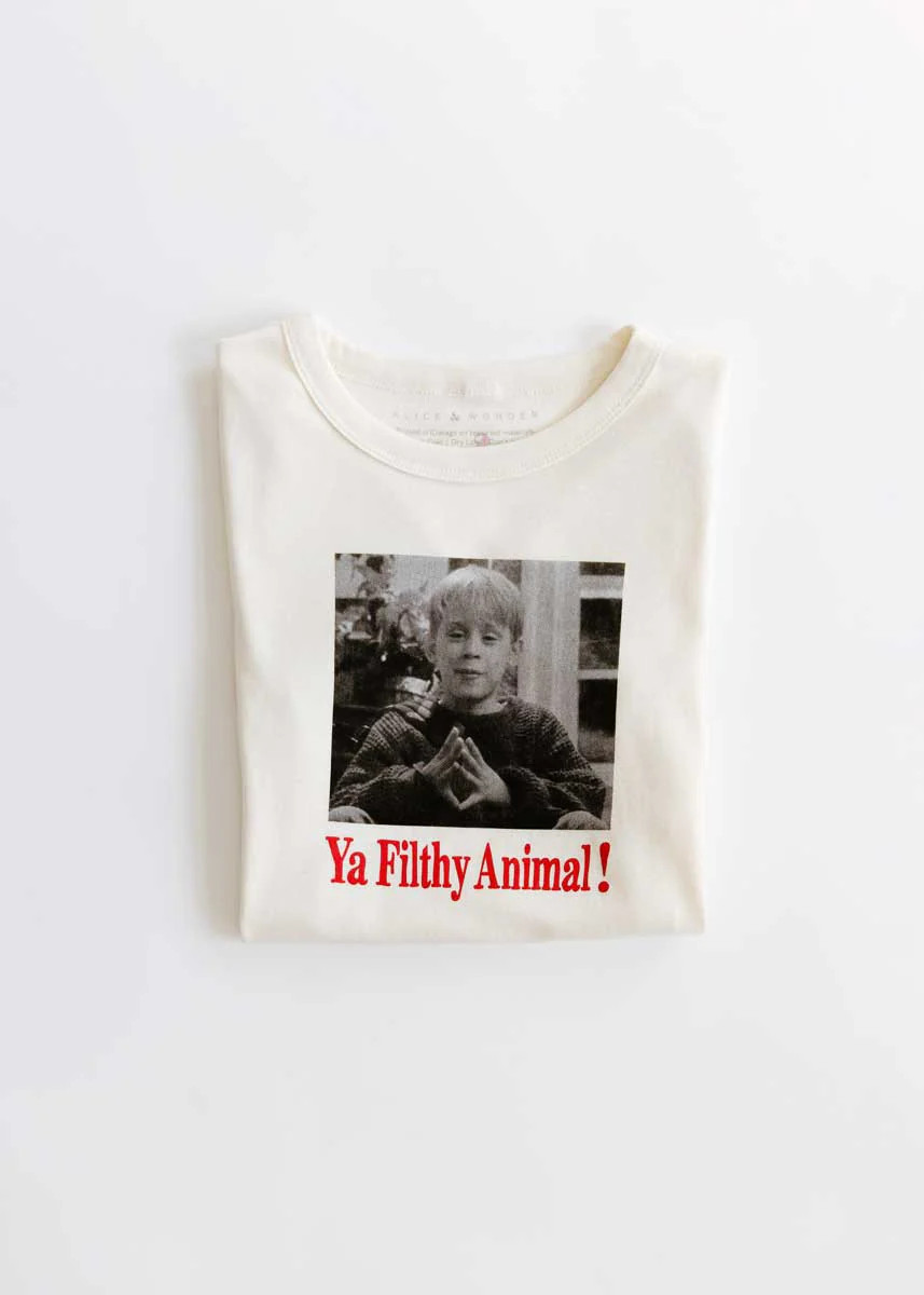 Ya Filthy Animal! Baby Tee | Alice & Wonder