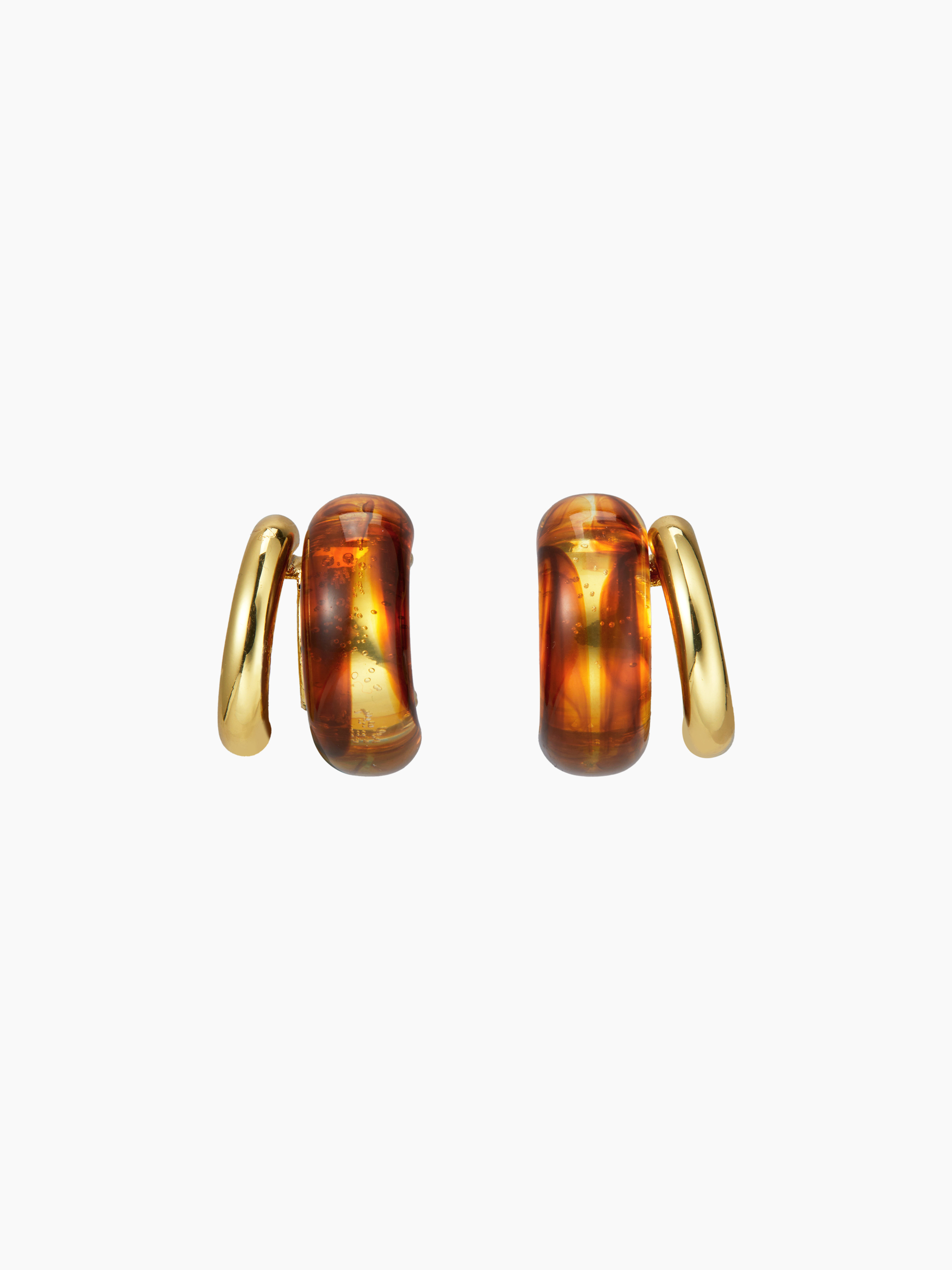 TORTOISESHELL STUD EARRINGS For Daily Casual Exhibition Vacation Beach | Cider