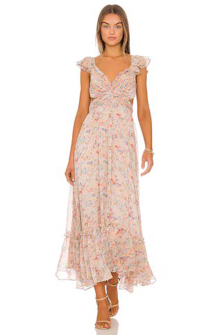 ASTR the Label Primrose Dress in Peach Multi Floral from Revolve.com | Revolve Clothing (Global)