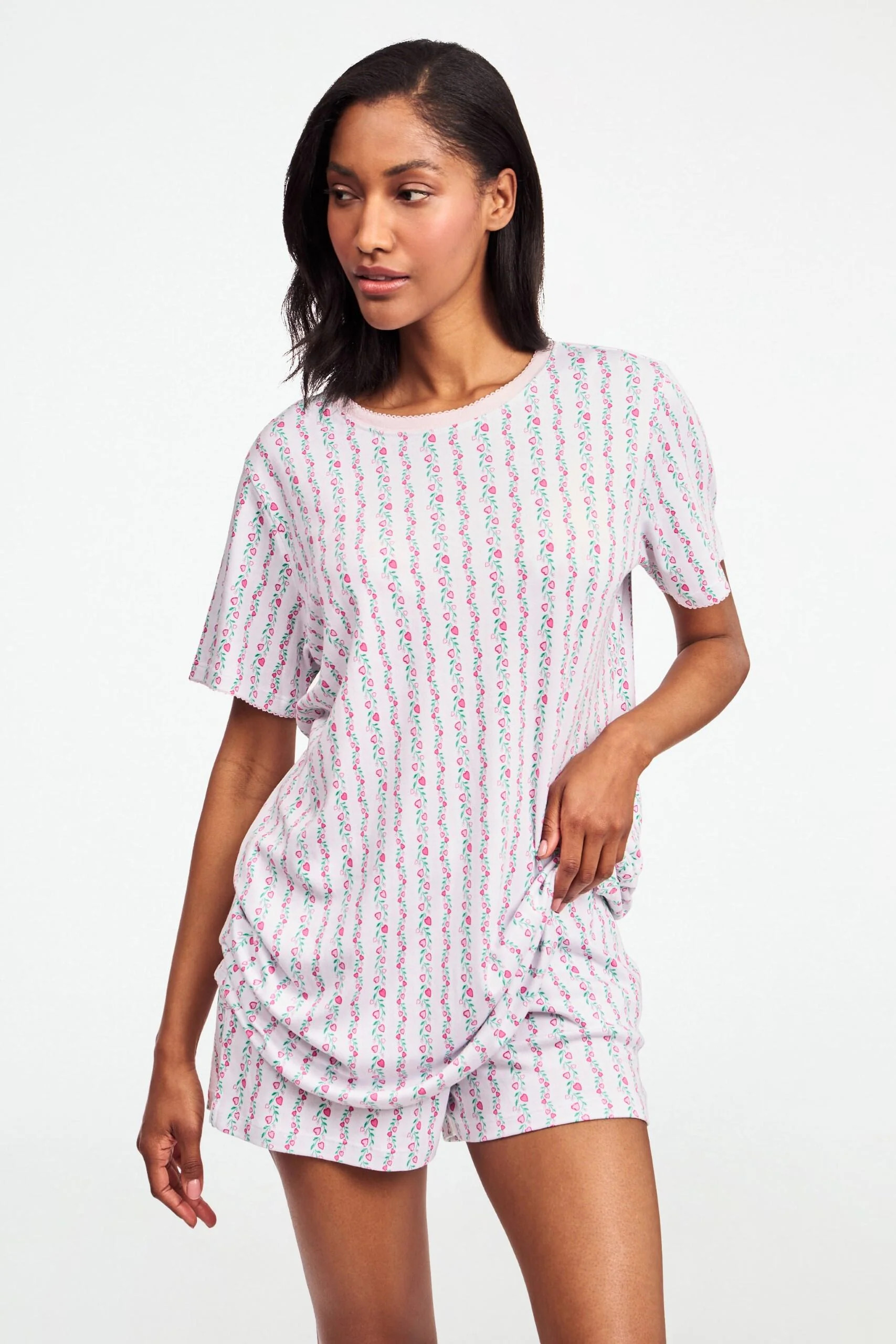 Hearts Vine Nara Nightshirt | Roller Rabbit