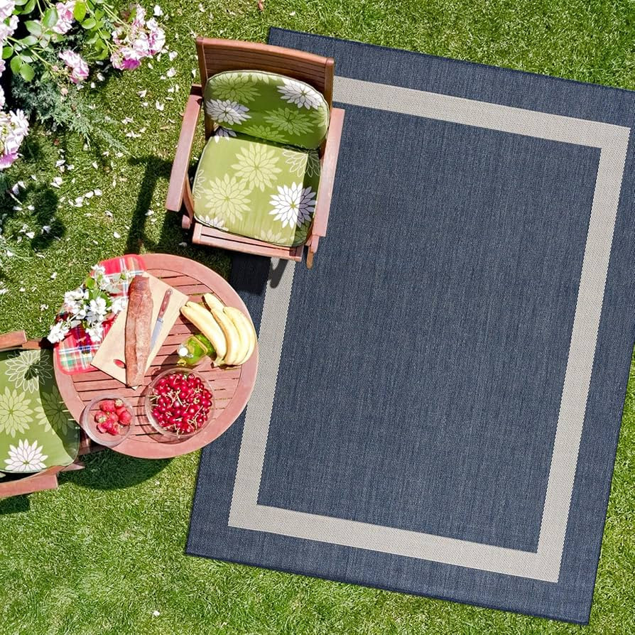 CAMILSON Outdoor Rug - Modern Area Rugs for Indoor and Outdoor patios, Kitchen and Hallway mats -... | Amazon (US)