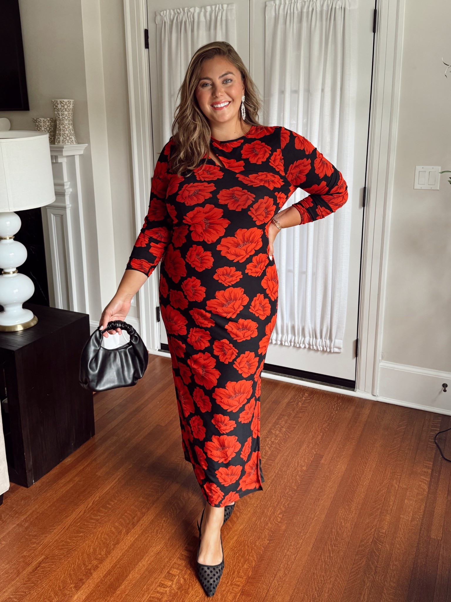 Wearing size 18 in dress - wedding guest dress, date night outfit, holiday party dress, cocktail party dress. Use CARALYN15 on your first order at Spanx. 

#LTKWedding #LTKParties #LTKPlusSize
