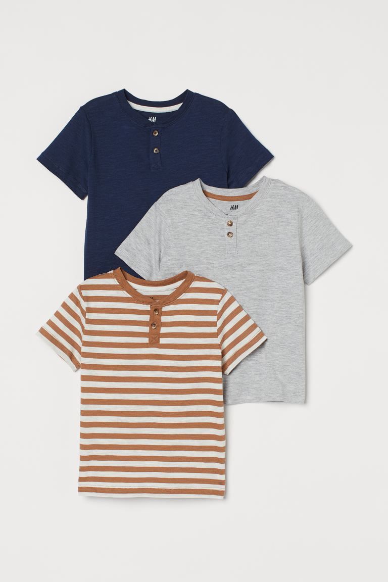 3-pack Henley Shirts | H&M (US)