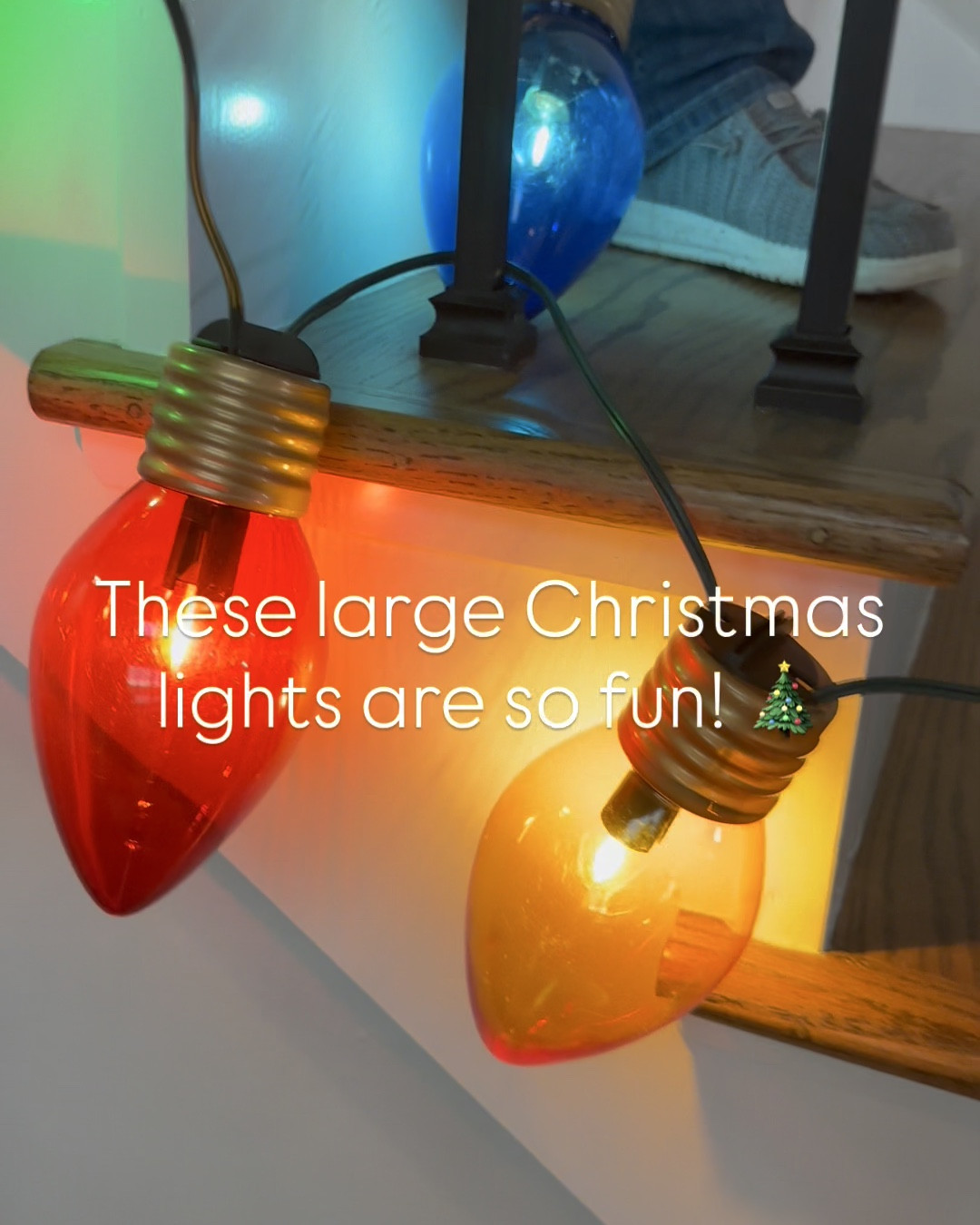 These Jumbo Multicolored Christmas lights are so fun! Can be placed indoor or outdoor. 

My son saw these at the store and begged me for them. Now to decide where we should put them?! 😊 🎄 

LTKWalmart #walmartfinds #christmasdecor #christmaslights #holidayfinds 

#LTKHoliday #LTKmomlife #LTKHome