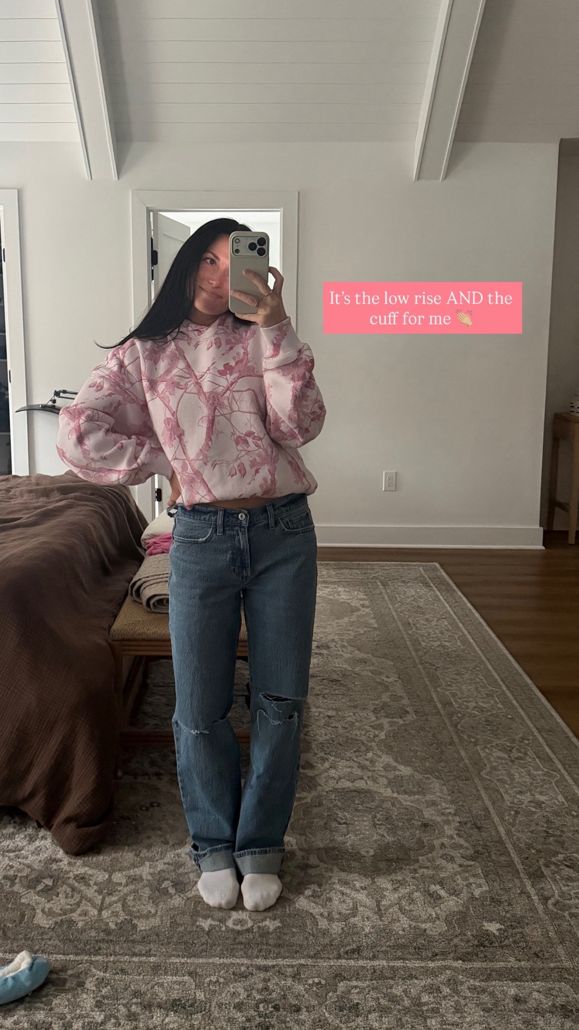 My first pair of low rise jeans in forever and wow I love lol 
Wearing a 24R but definitely could have done a short 🙃

#LTKgrwm #LTKdayinmylife #LTKmomlife