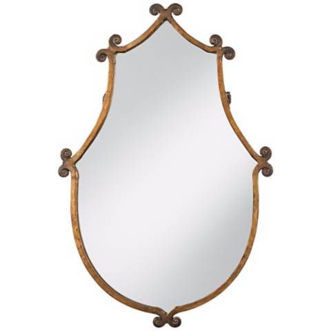 Uttermost Ablenay Hand Forged Frame 37" High Mirror - #M3049 | Lamps Plus | Lamps Plus