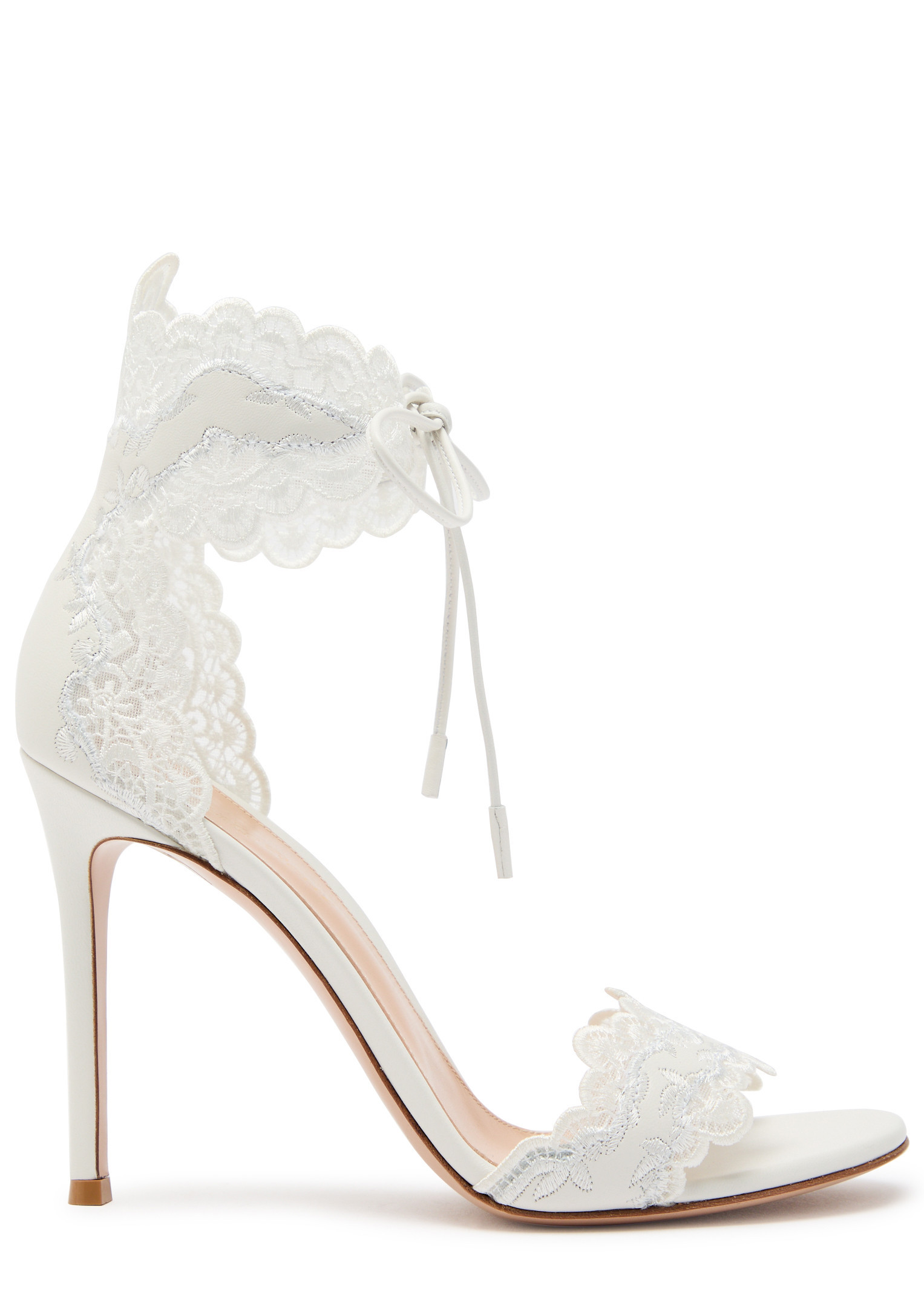 Evie 105 lace and leather sandals | Harvey Nichols