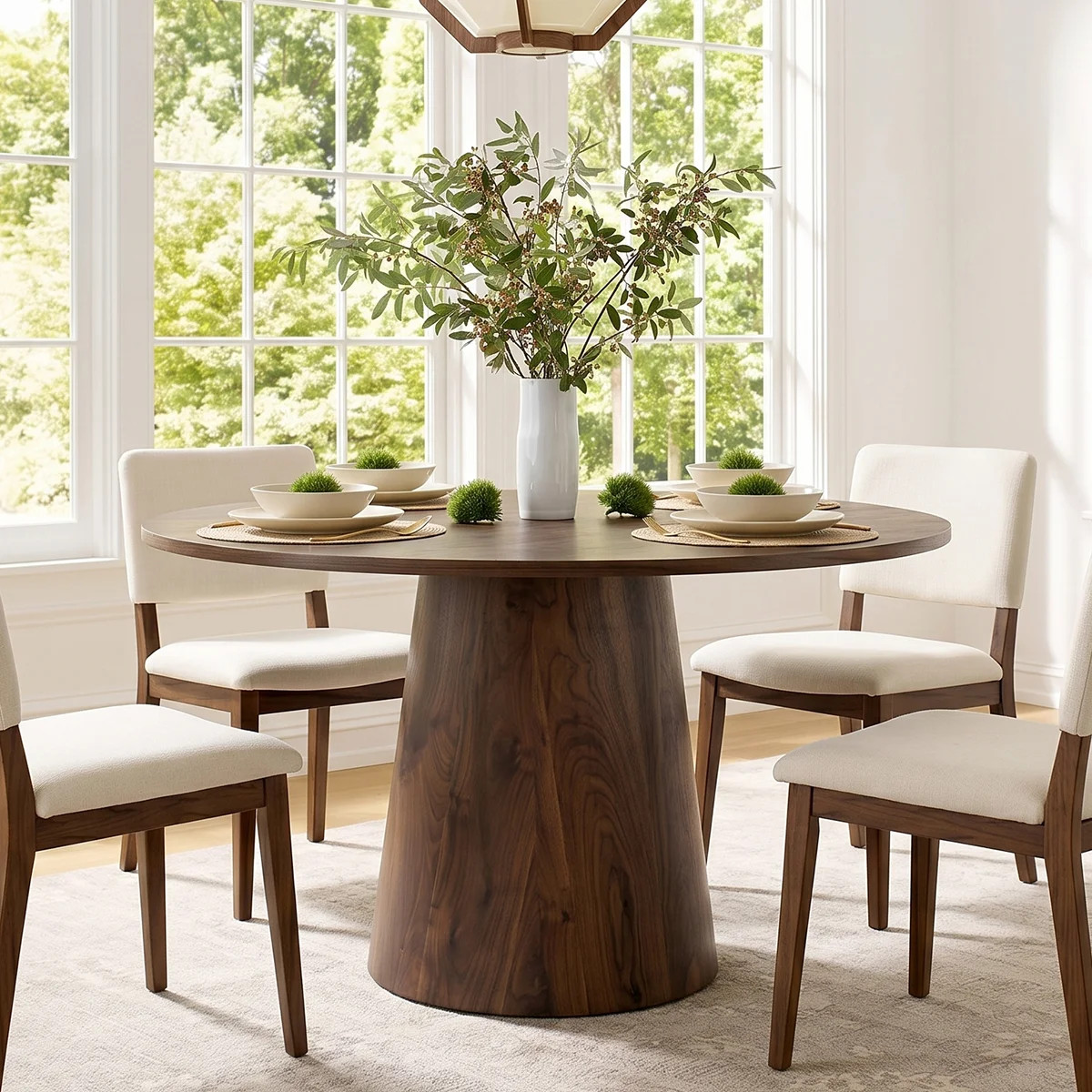 46" Round Pedestal Dining Table | Wayfair North America