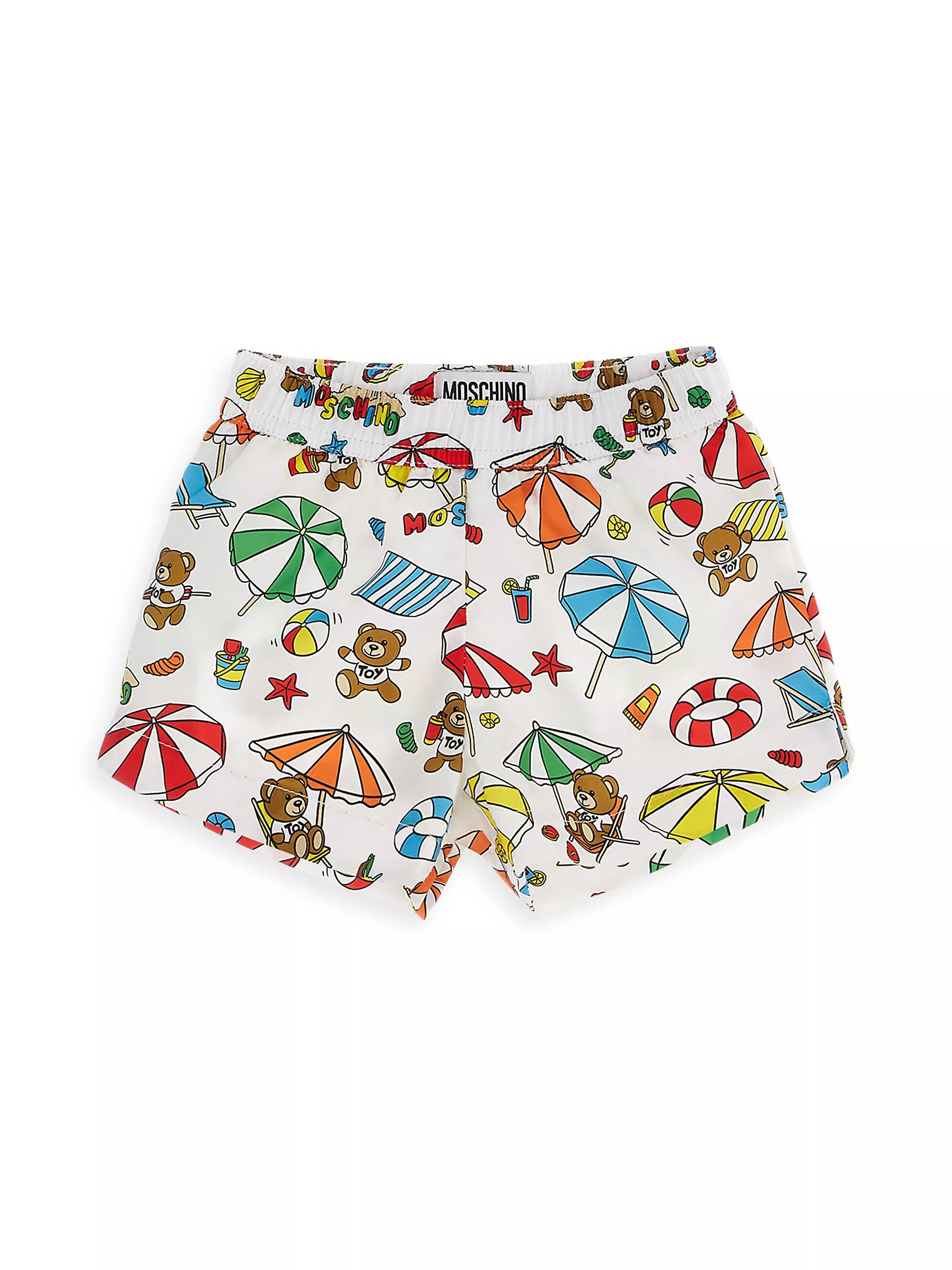 Baby Boy's & Little Boy's Teddy Bear Beach Print Swim Shorts | Saks Fifth Avenue