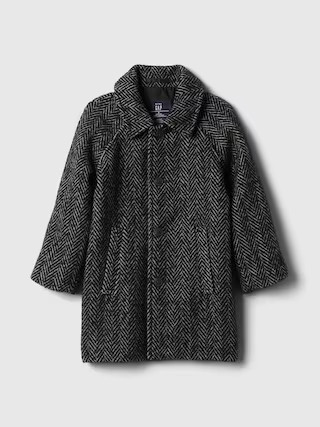 Baby & Toddler Herringbone Tweed Topcoat | Gap (US)