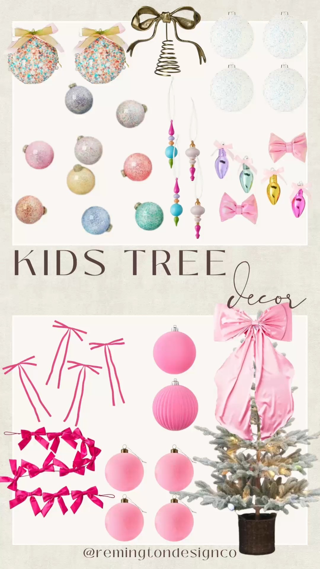 Girls Christmas tree decor! 

#LTKHome #LTKSeasonal #LTKKids