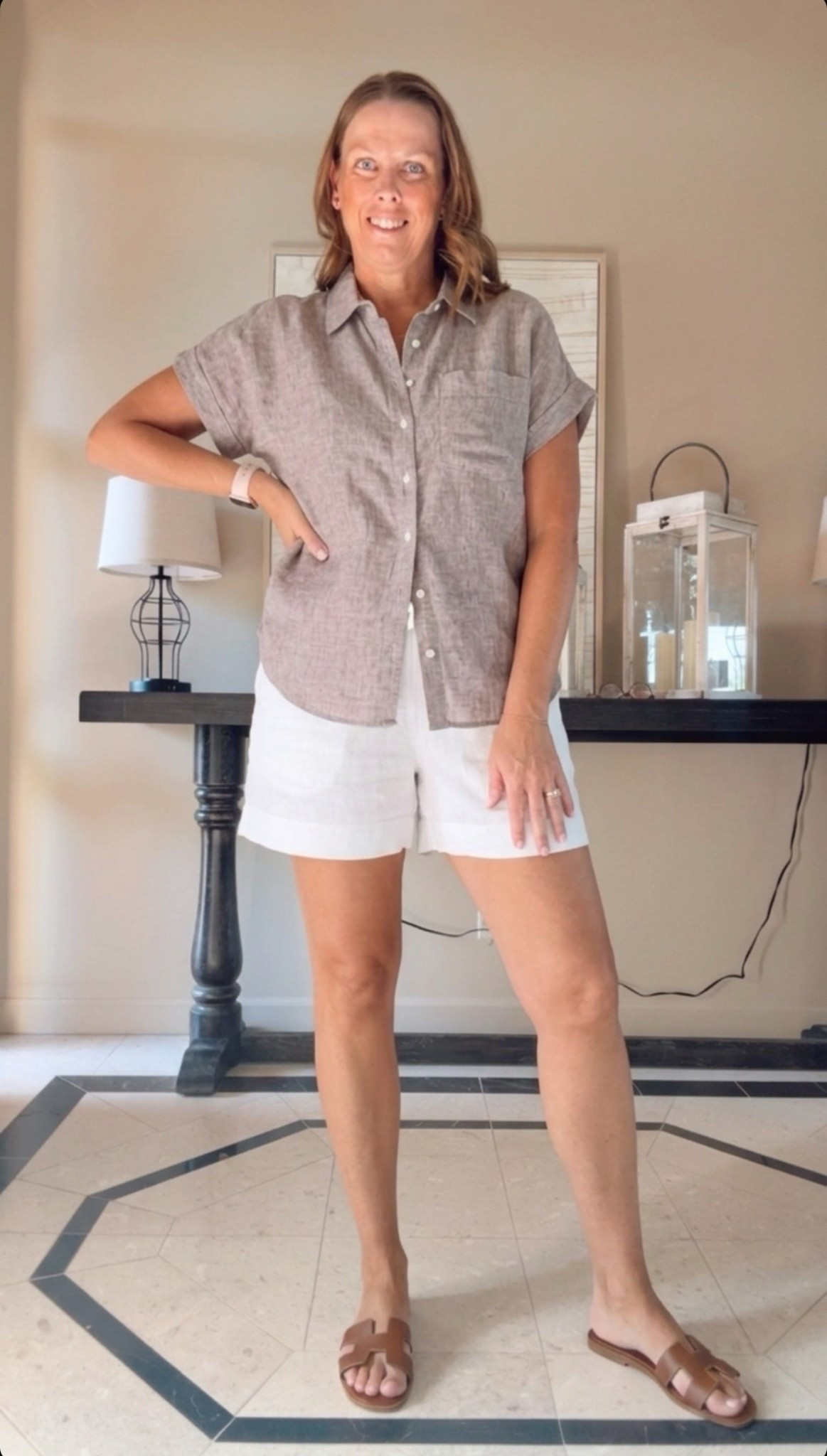 Linen outfit
Perfect summer and vacation look

Linen outfit, linen top, linen shorts, vacation outfit, European summer vibes, resort wear, effortless casual , 

#LTKOver40 #LTKTravel #LTKSeasonal