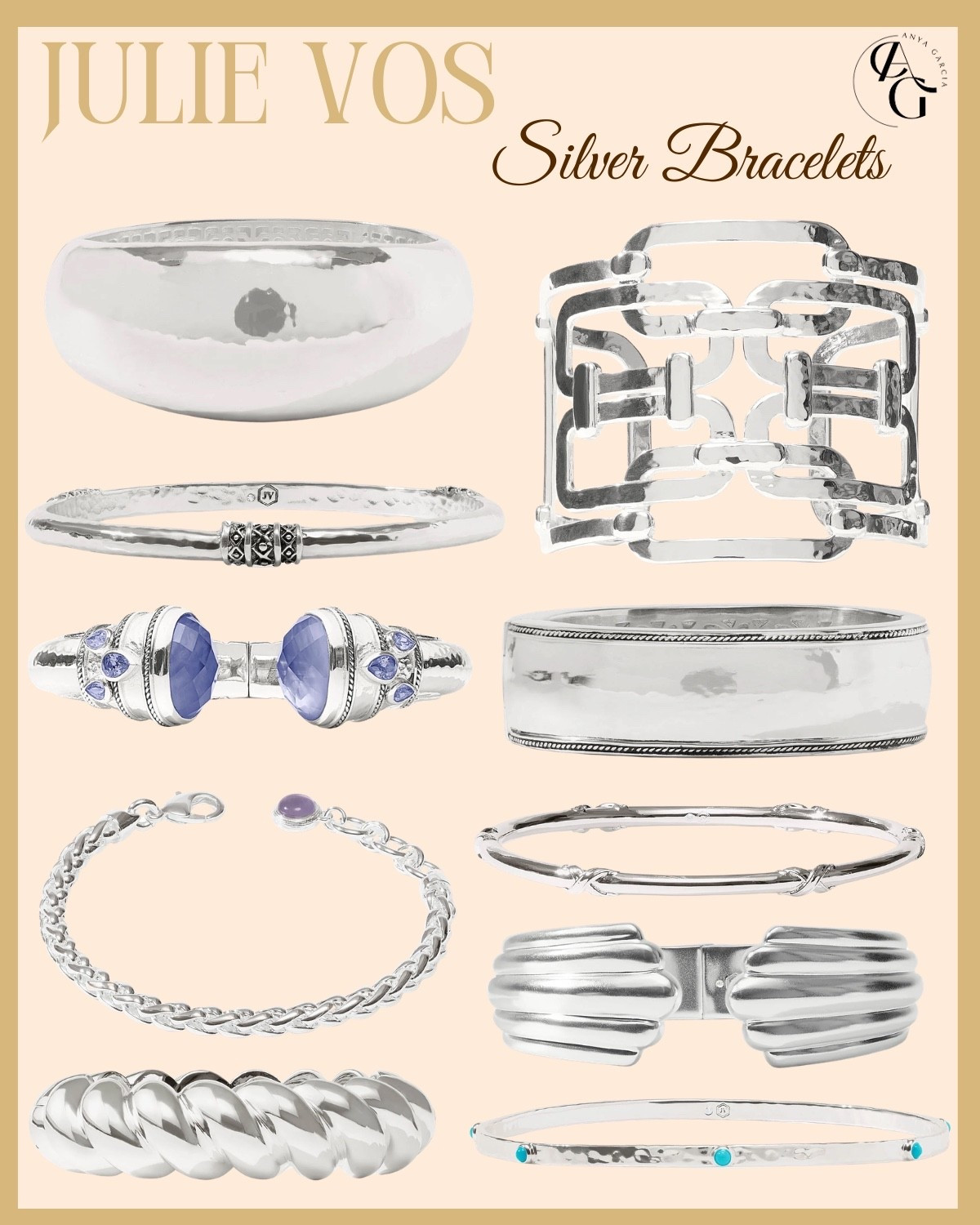 Adding a touch of cool-toned elegance to every outfit: the Julie Vos silver collection.

#LTKFashionMonth #LTKpartywear #LTKbeauty