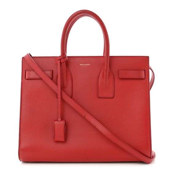 Calfskin Small Sac De Jour Vermillion | FASHIONPHILE (US)