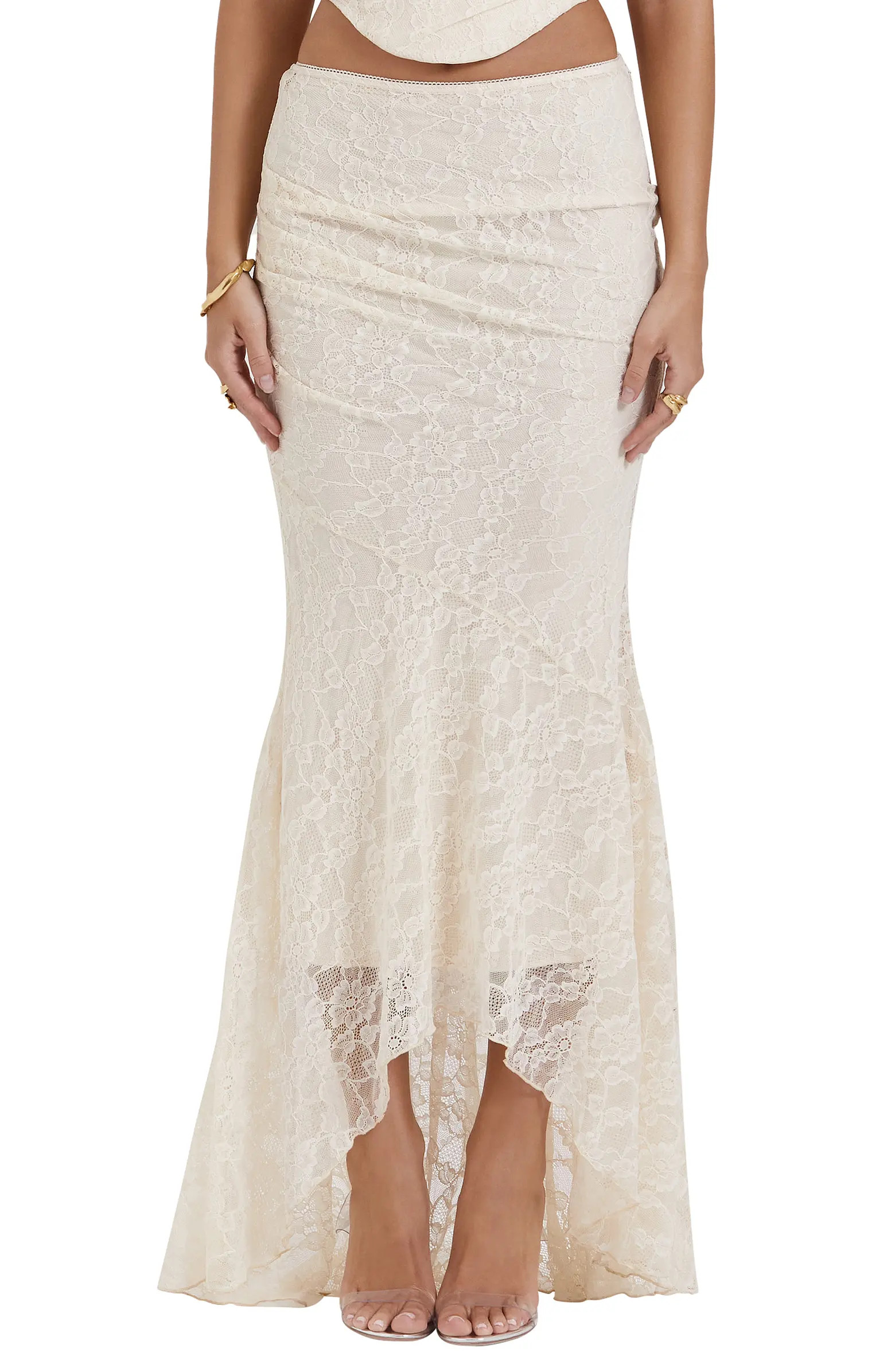 Therese Floral Lace Maxi Skirt | Nordstrom