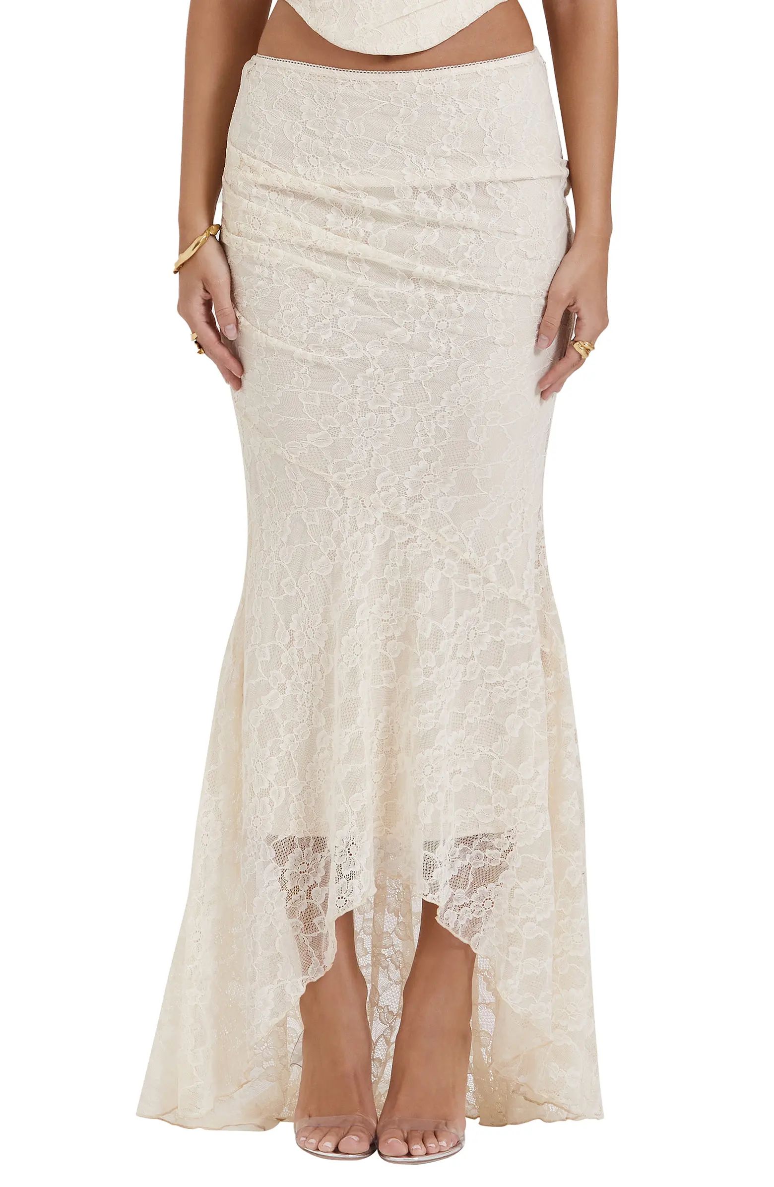 HOUSE OF CB Therese Floral Lace Maxi Skirt | Nordstrom | Nordstrom