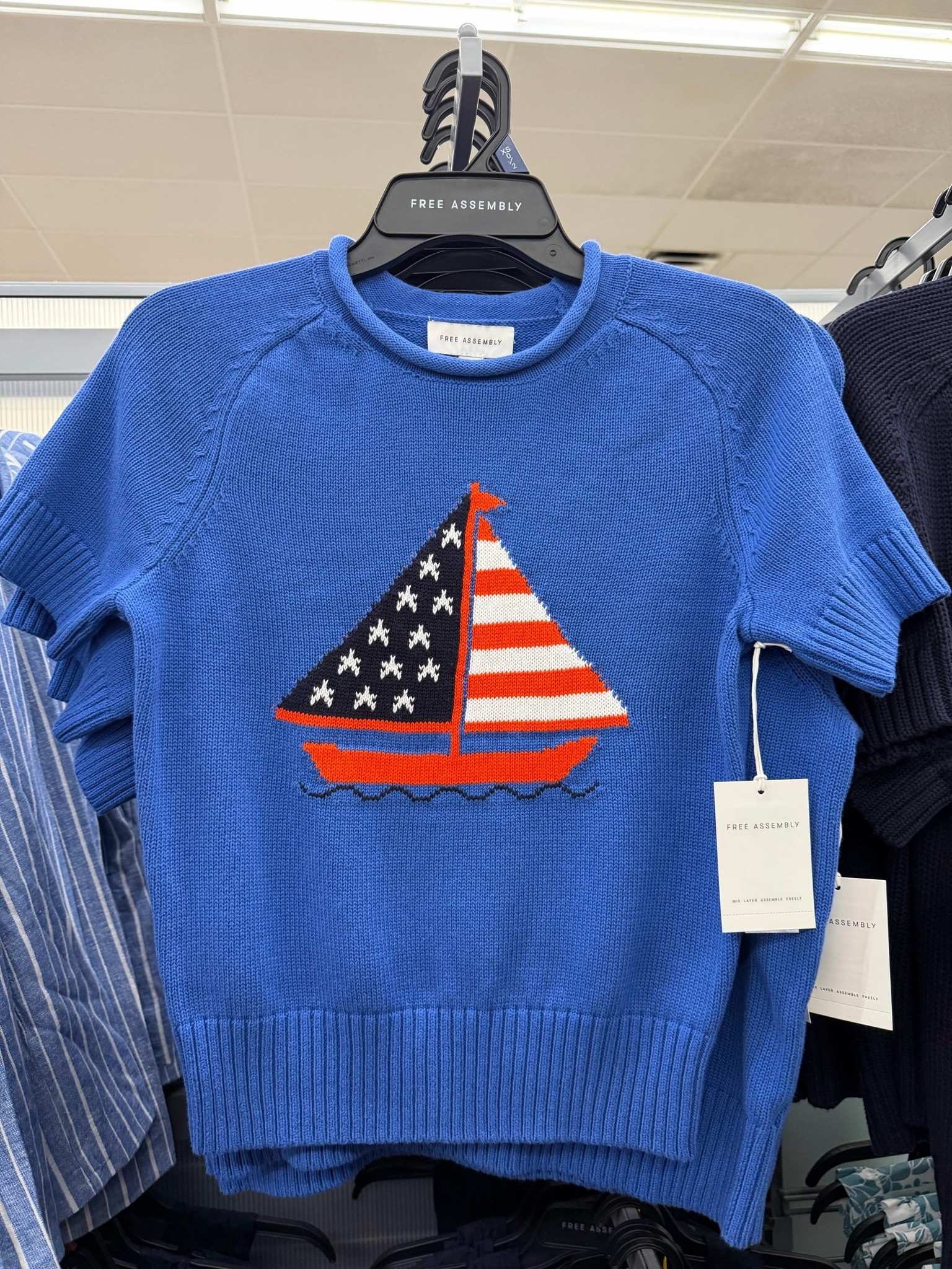 Free assembly sweater. Memorial Day. July 4th outfit

#LTKootd #LTKSeasonal #LTKMidsize