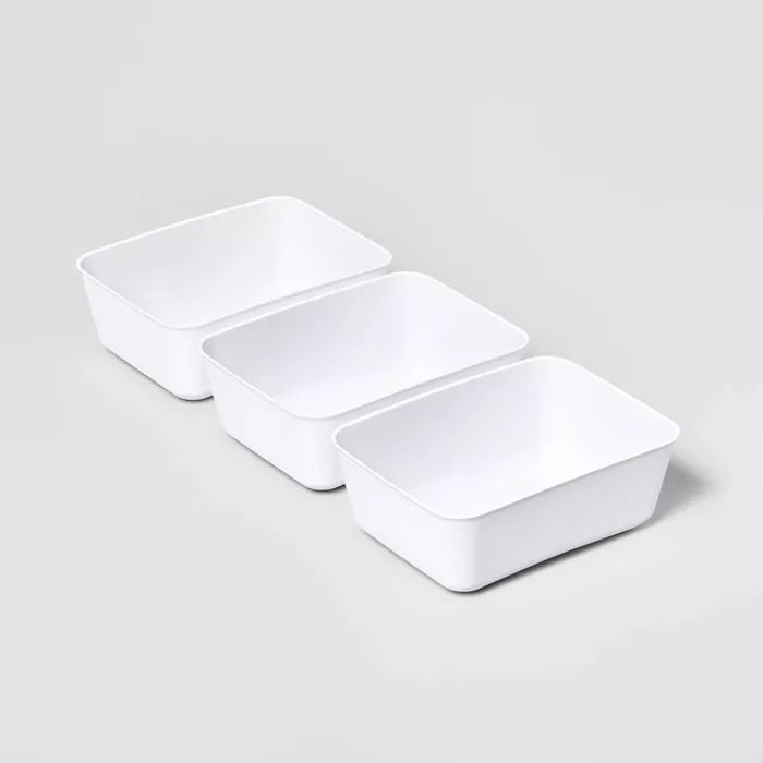 Target/Home/Storage & Organization/Storage Bins & Boxes‎3pk Medium Storage Trays - Brightroom... | Target