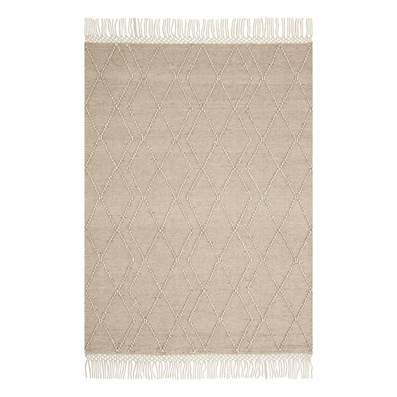 (B778) Noe Beige Diamond Design Area Rug, 5x7 | At Home