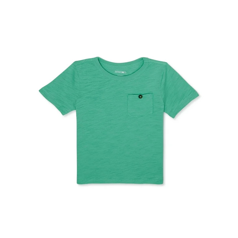 Garanimals Toddler Boy Short Sleeve Button Pocket T-Shirt, Sizes 18M-5T | Walmart (US)