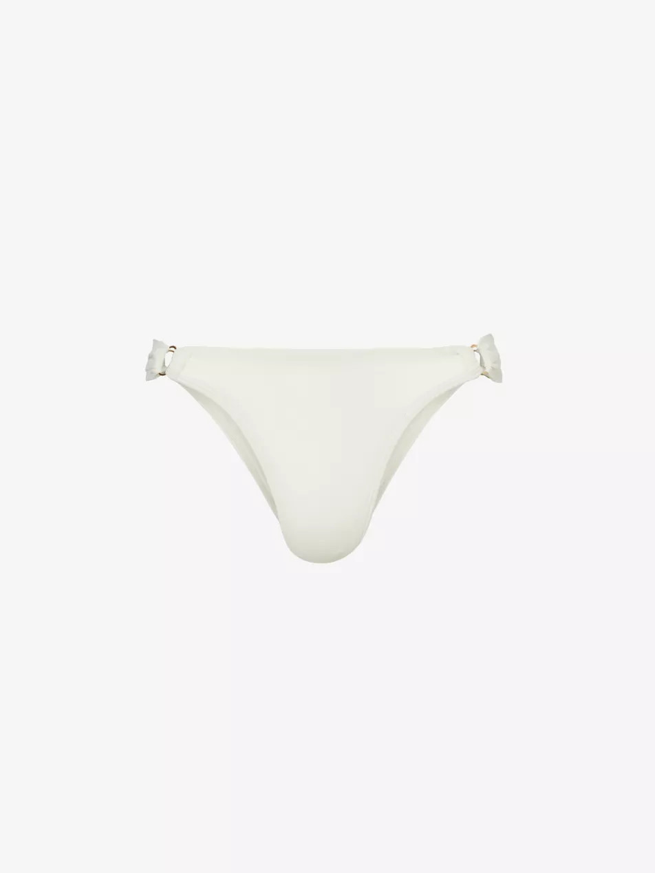 Florence recycled polyamide-blend bikini bottoms | Selfridges
