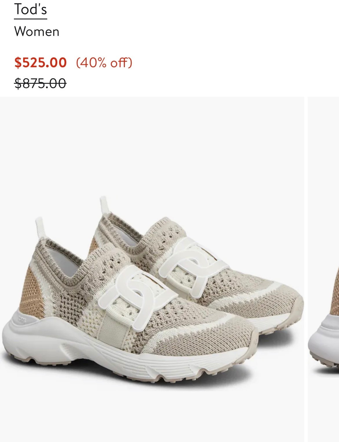 Tods sneakers 40% off