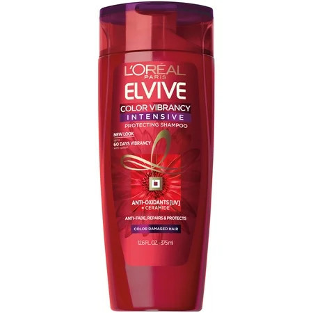 L'Oreal Paris Elvive Color Vibrancy Intensive Protecting Shampoo, 12.6 fl. oz. | Walmart (US)