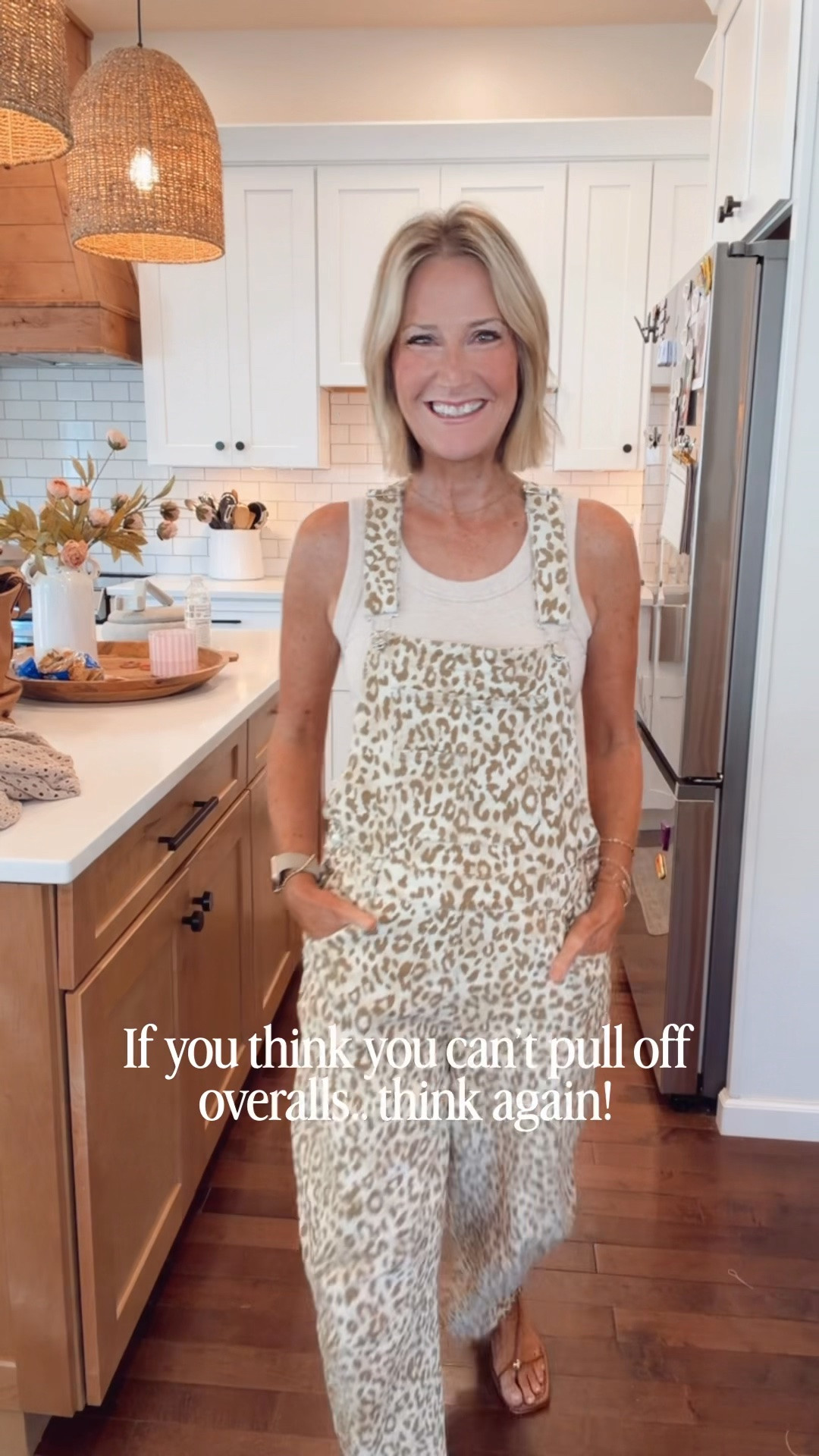 Leopard print overalls 🐆🤎 One of my favorite ways to add a little fun to an outfit! These are so cute and comfy and will be perfect for Fall outfits styled with a long-sleeve tee, denim jacket or cardigan. 🍂@amazonfindsandfashion

#LTKootd #LTKOver40 #LTKPetite