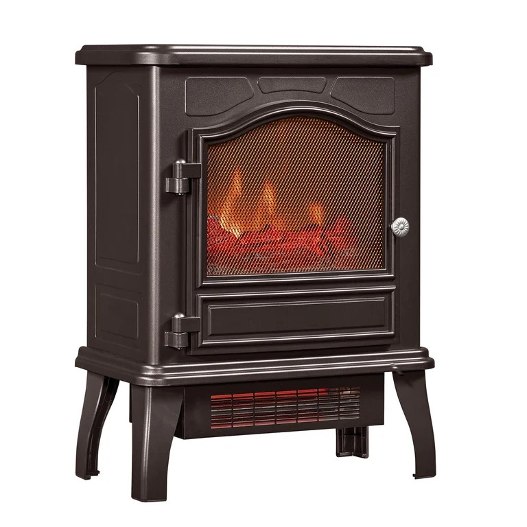 ChimneyFree Powerheat Infrared Quartz Electric Stove Heater, Bronze | Walmart (US)