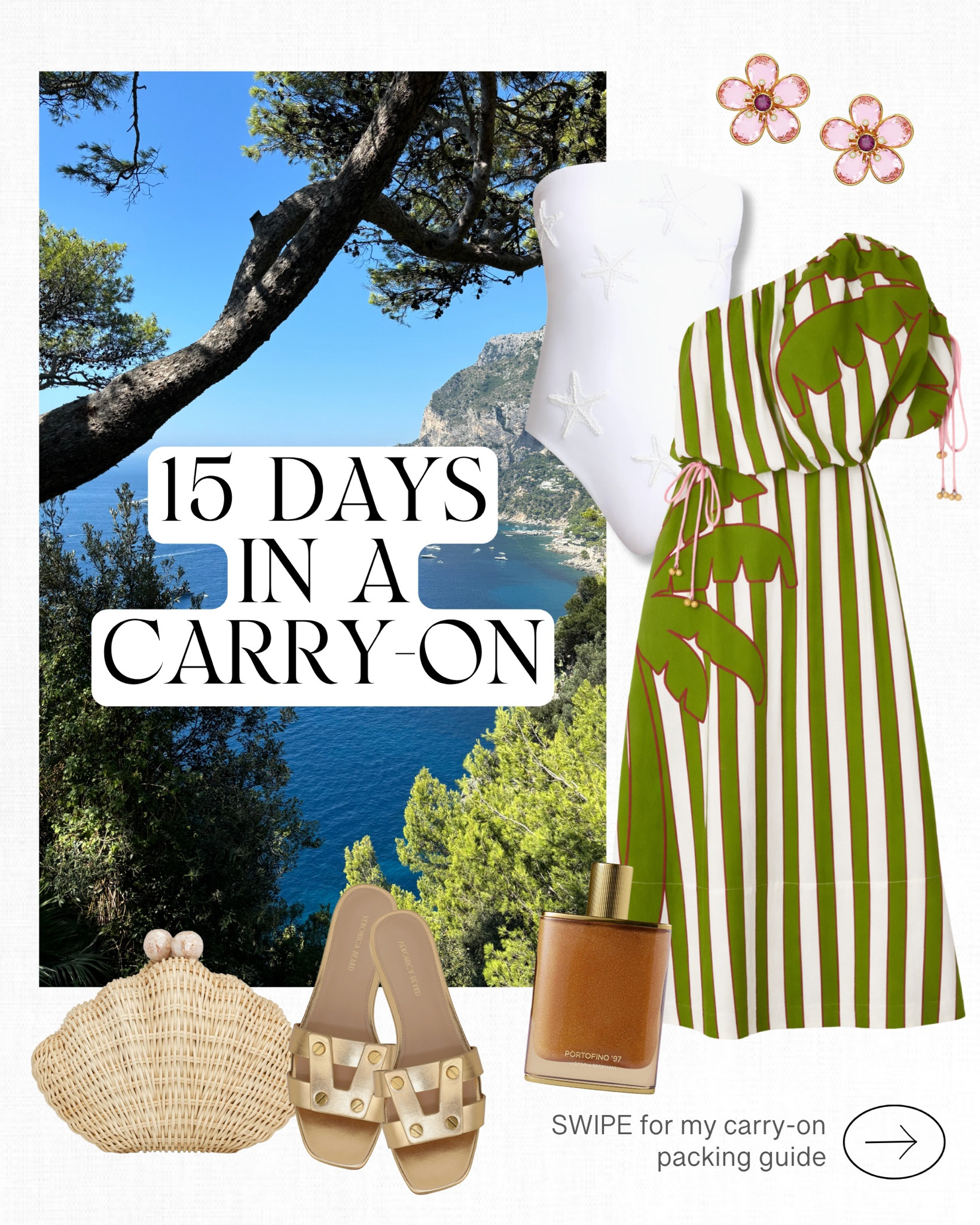 WHAT TO PACK in your CARRY-ON! ✈️


Everything from versatile pieces that can be worn several ways, outfit ideas, and the #1 thing that helps fit EVERYTHING into ONE carry-on 🧳

This list will change how you pack!

3 tips to pack like a pro-stylist ✨

✔️Compression packing cubes are essential for organizing well
✔️Wear your heaviest items on the plane, like sneakers and jackets
✔️Limit shoes to 3-4 pairs. Sandals are a little easier to pack because they’re flat

Follow me @susie.wright for more fashion inspo, tips & stylist secrets 💙