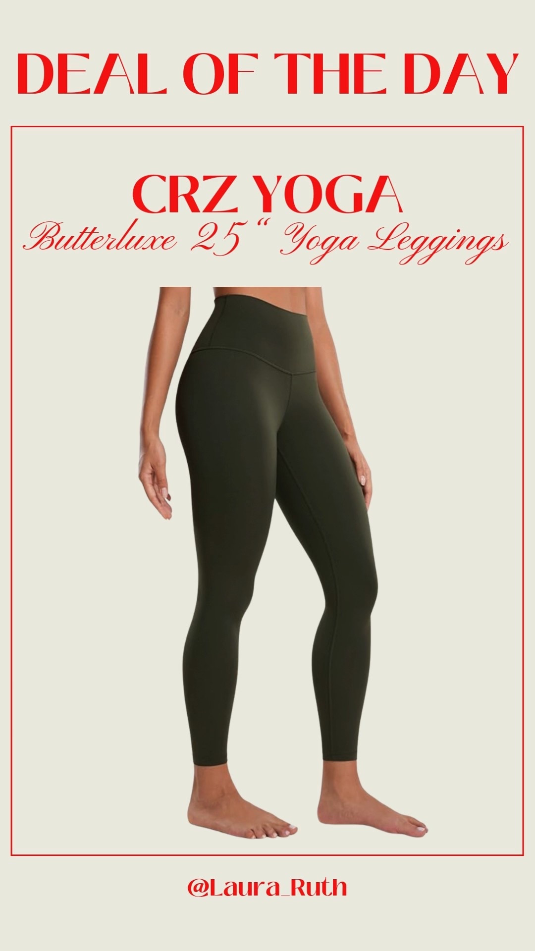 CRZ Yoga Butterluxe 25'' leggings in Olive Green 🫒🌳 My most-worn Amazon leggings ever! I wear a size 12 but could easily size down to a 10. Super soft, incredibly comfy, and they pair perfectly with my beloved Barbour Beadnell wax jacket. Snag them in the Amazon Black Friday sale!

#LTKCyberWeek #LTKuk #LTKfitness