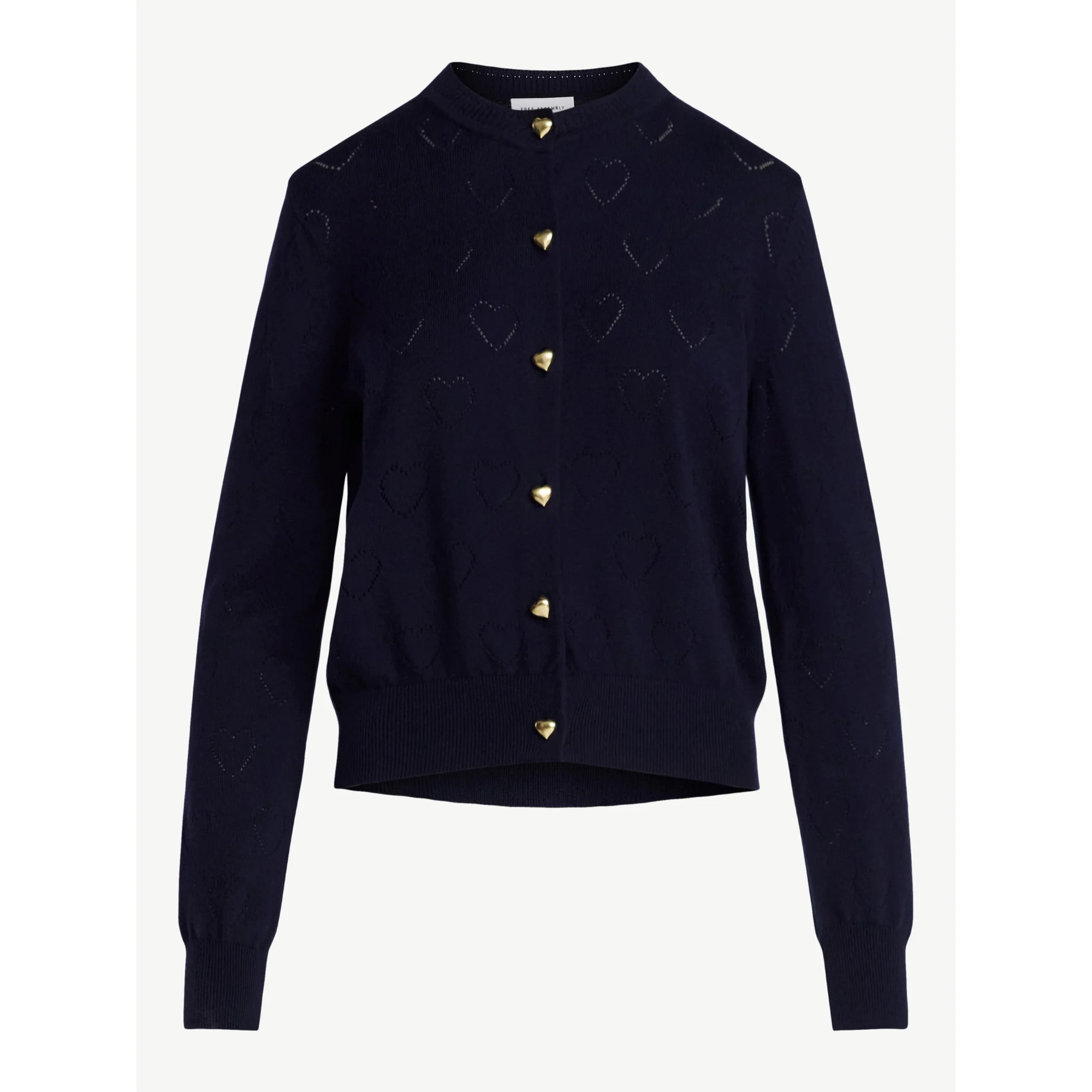 Free Assembly Women's and Women's Plus Heart Cardigan Sweater with Long Sleeves, Lightweight, Siz... | Walmart (US)