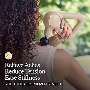 TheraGun Relief Handheld Percussion Massage Gun - Easy-to-Use, Comfortable & Light Personal Massa... | Amazon (US)