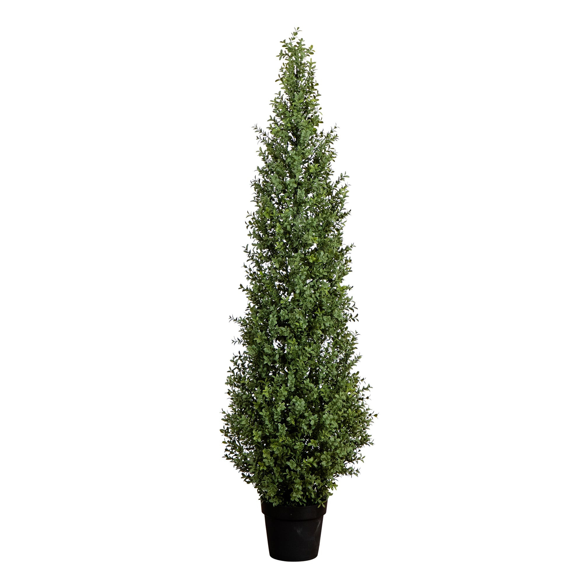 Nearly Natural 60-in Green Indoor/Outdoor Floor Boxwood Artificial tree one_size | T4970 | Lowe's