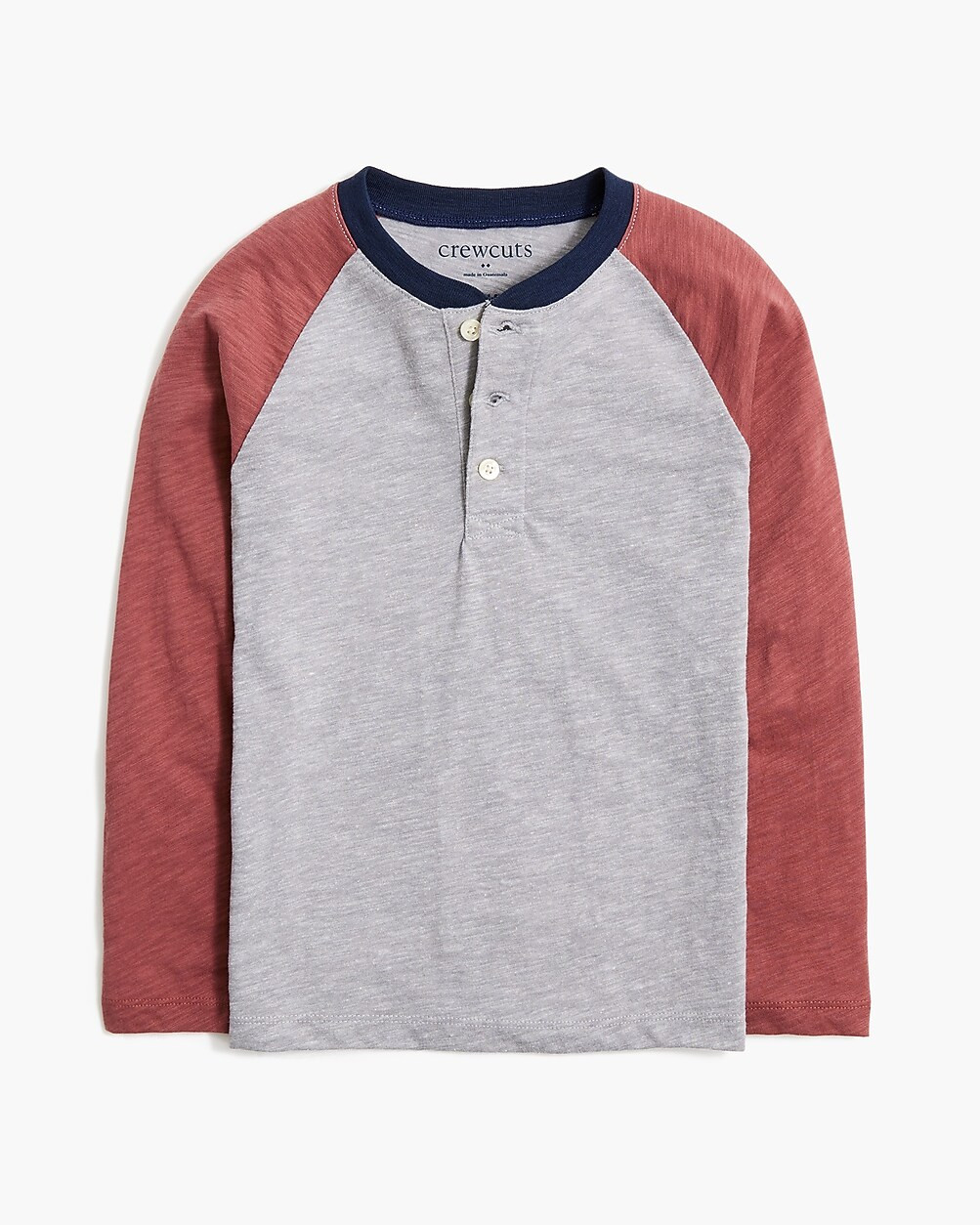Boys' colorblock henley tee | J.Crew Factory