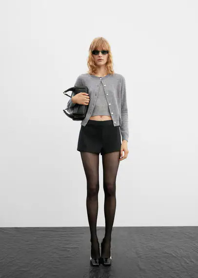 Wool shorts | MANGO (UK)